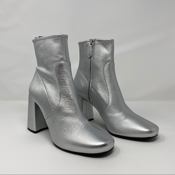 Silver Prada Boots - Picture 1 of 8